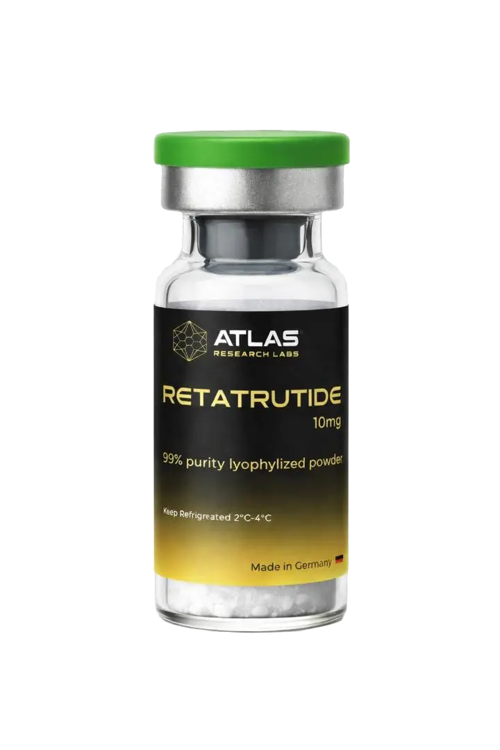 Retatrutide 10mg research compound by Atlas Research Labs